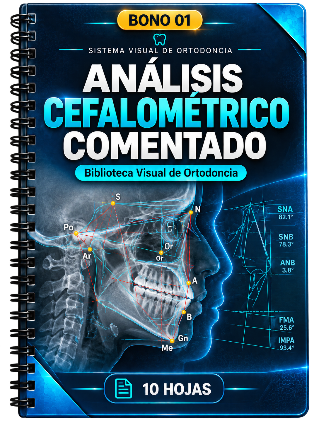 Capa del BONO 01: Análisis Cefalométrico Comentado